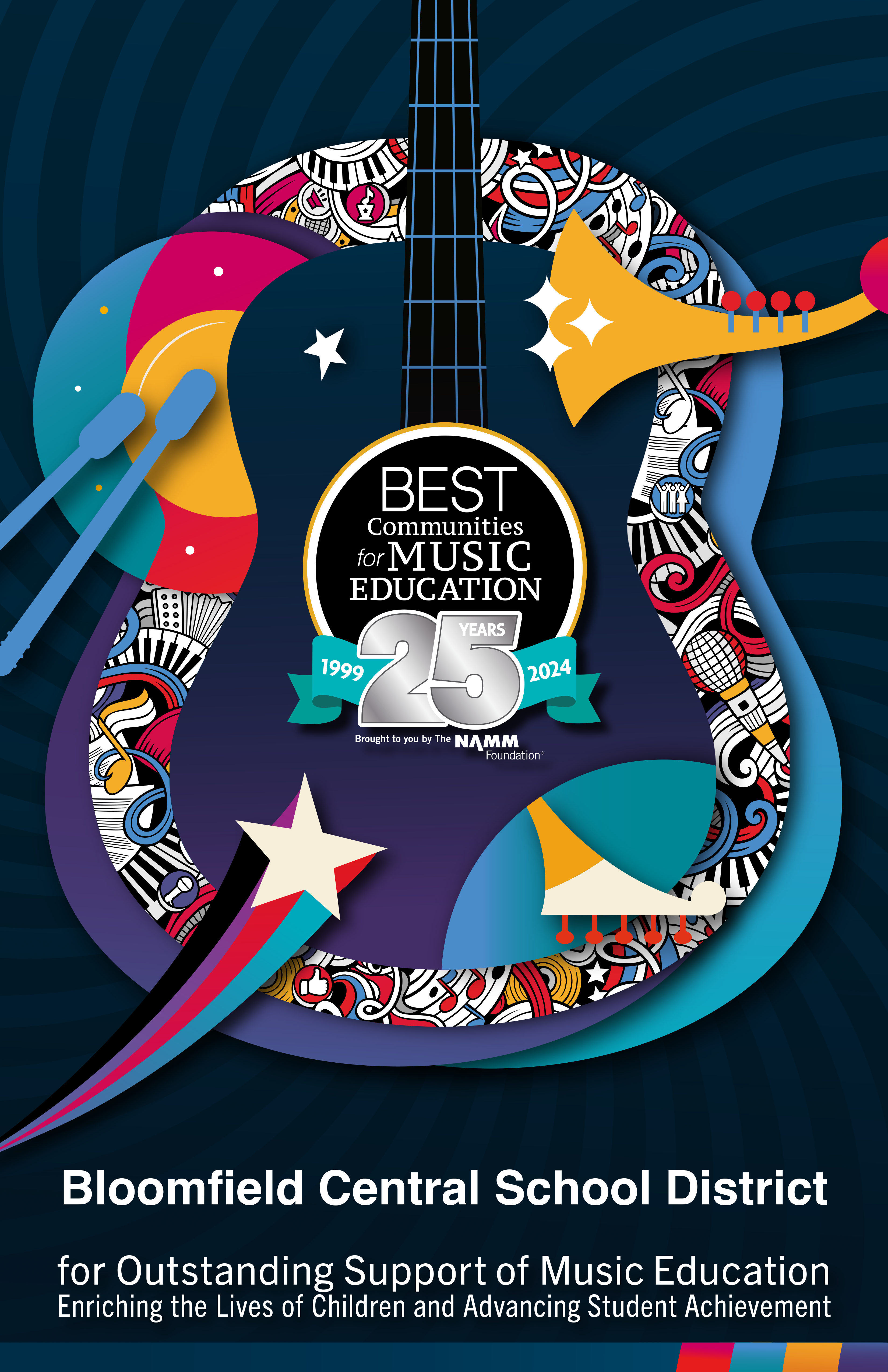 Bloomfield Named One Of The Best Communities For Music Education By The NAMM Foundation For The Third Consecutive Year